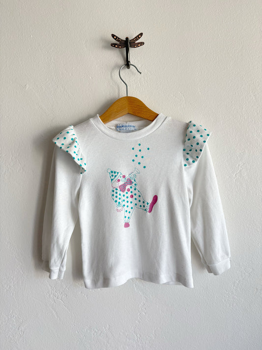 vintage osh clown long sleeve (2T)