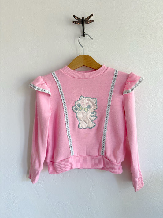 vintage kitty knit (2T)