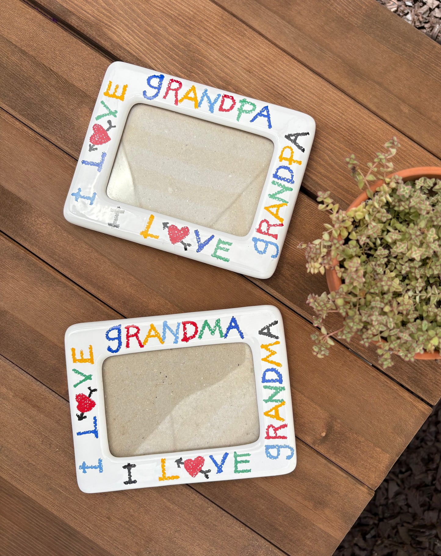 Vintage Grandma + Grandma picture frames