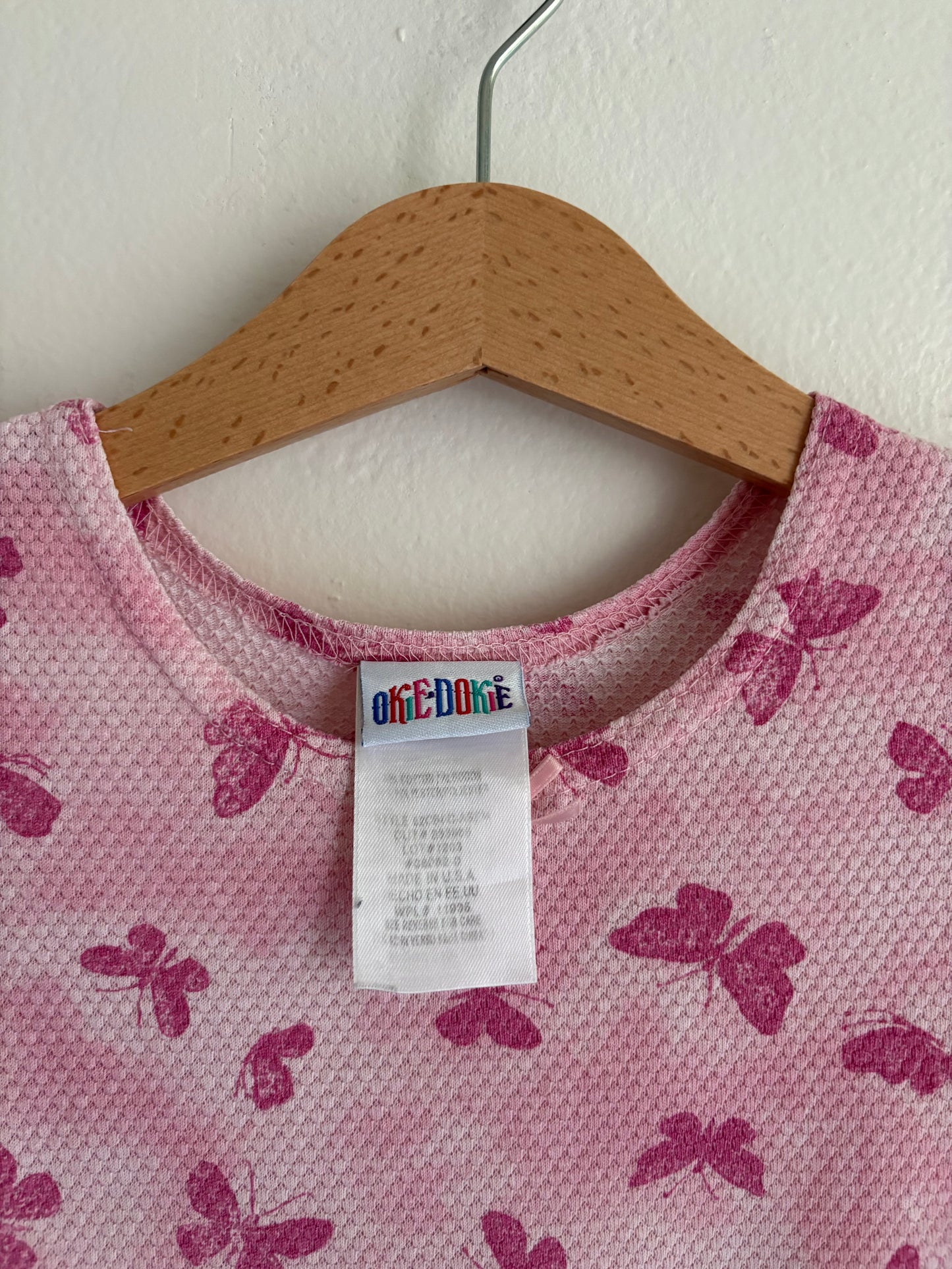vintage y2k aop butterfly dress (3T)