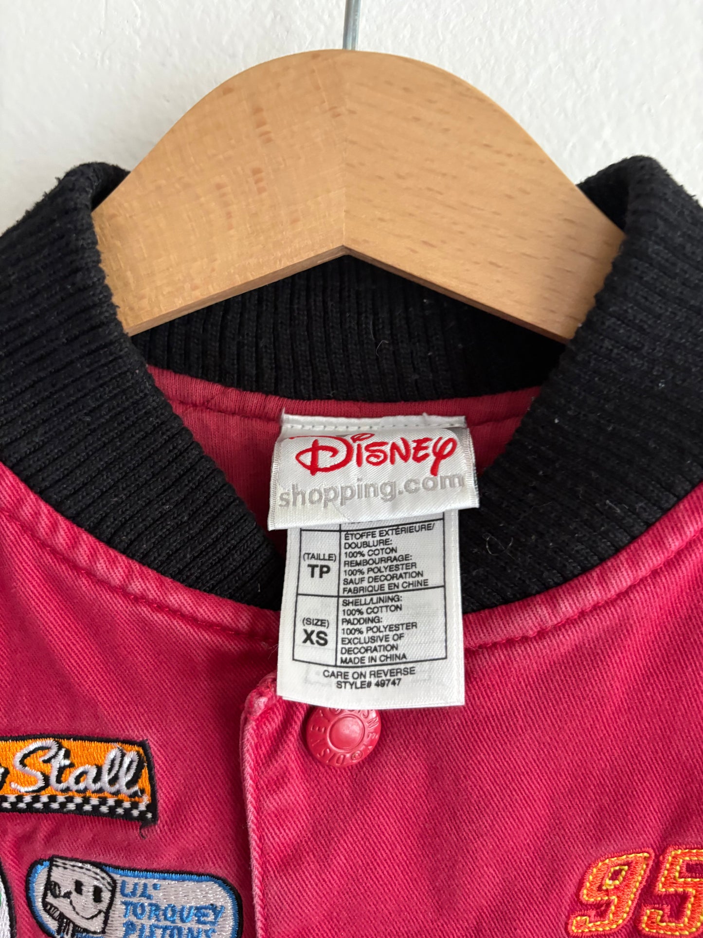 y2k lightning mcqueen bomber jacket (XS)