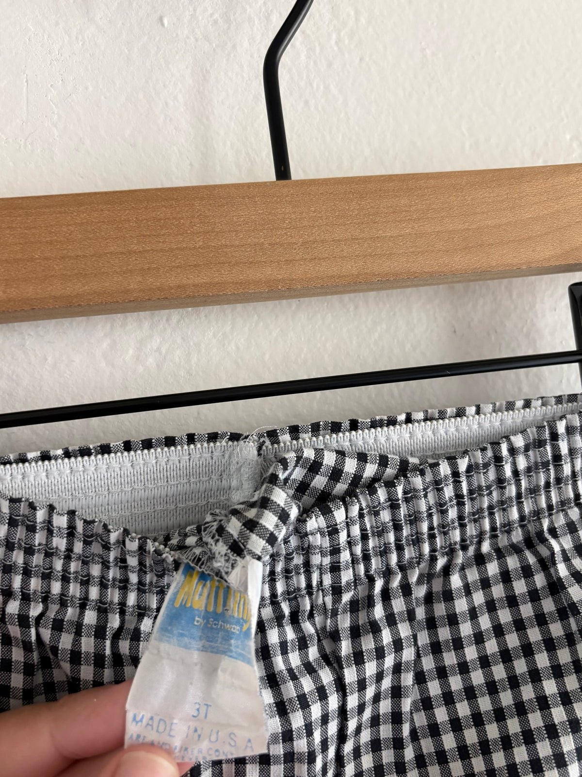 vintage gingham pants (3T)