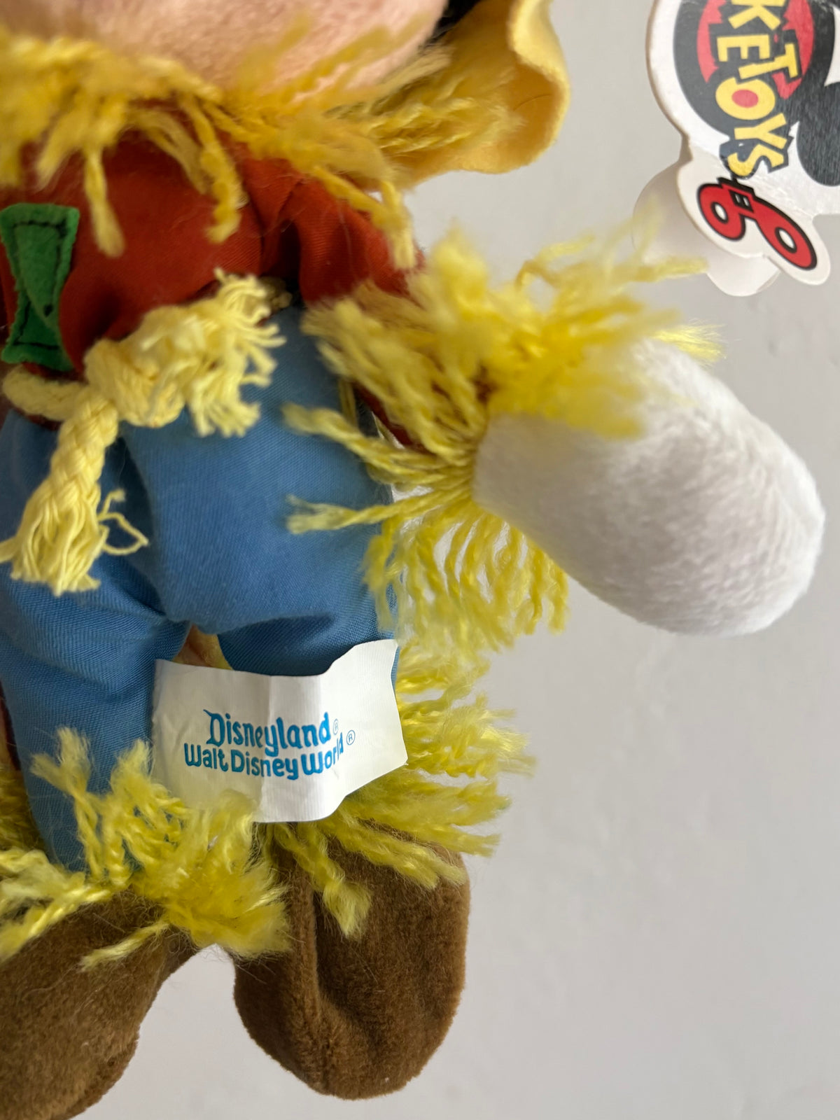 vintage mickey scarecrow plush