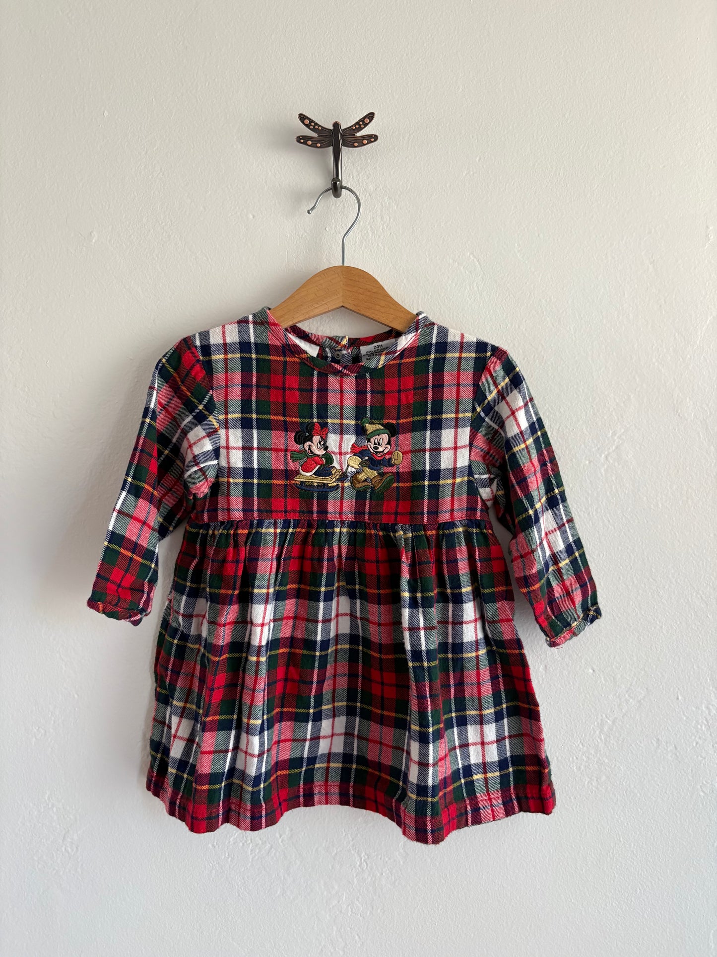 vintage minnie and mickey dress (24M)