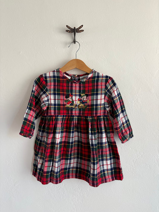 vintage minnie and mickey dress (24M)
