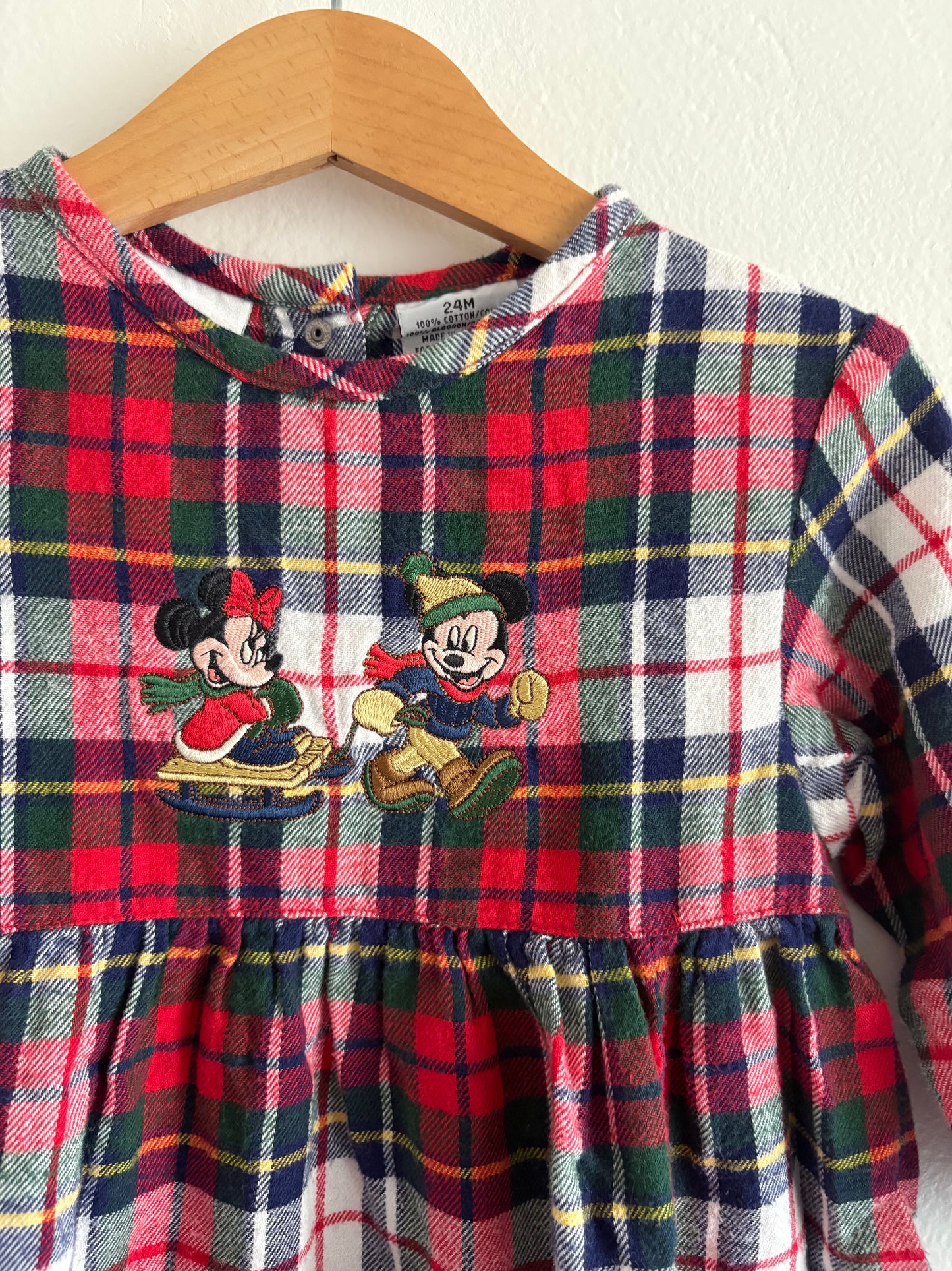 vintage minnie and mickey dress (24M)