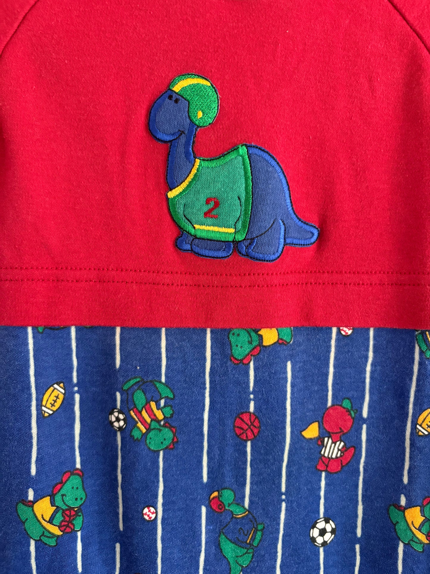 vintage healthtex dino romper (3/6M)
