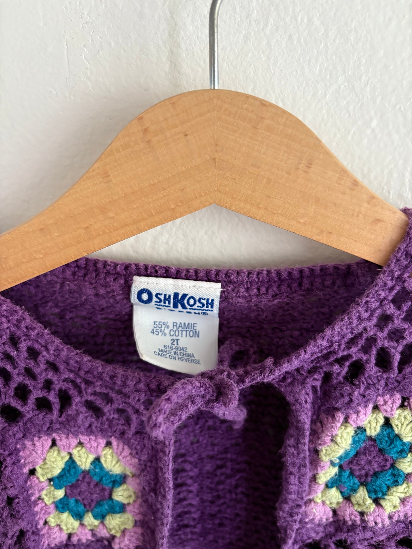 vintage oshkosh knit sweater (2T)