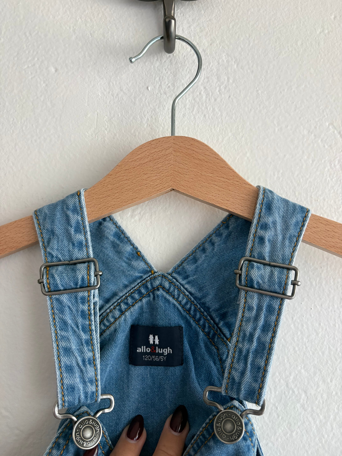 denim floral dress (5Y)