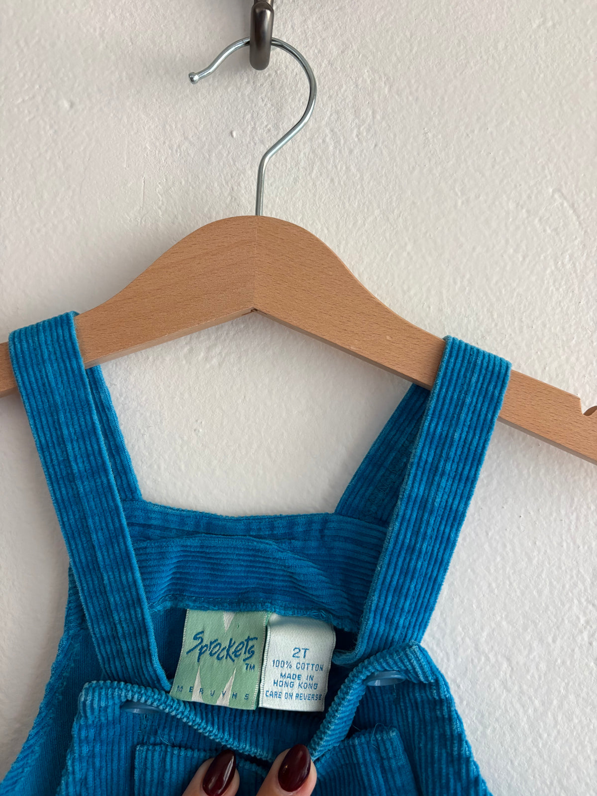 vintage sprockets overalls (2T)