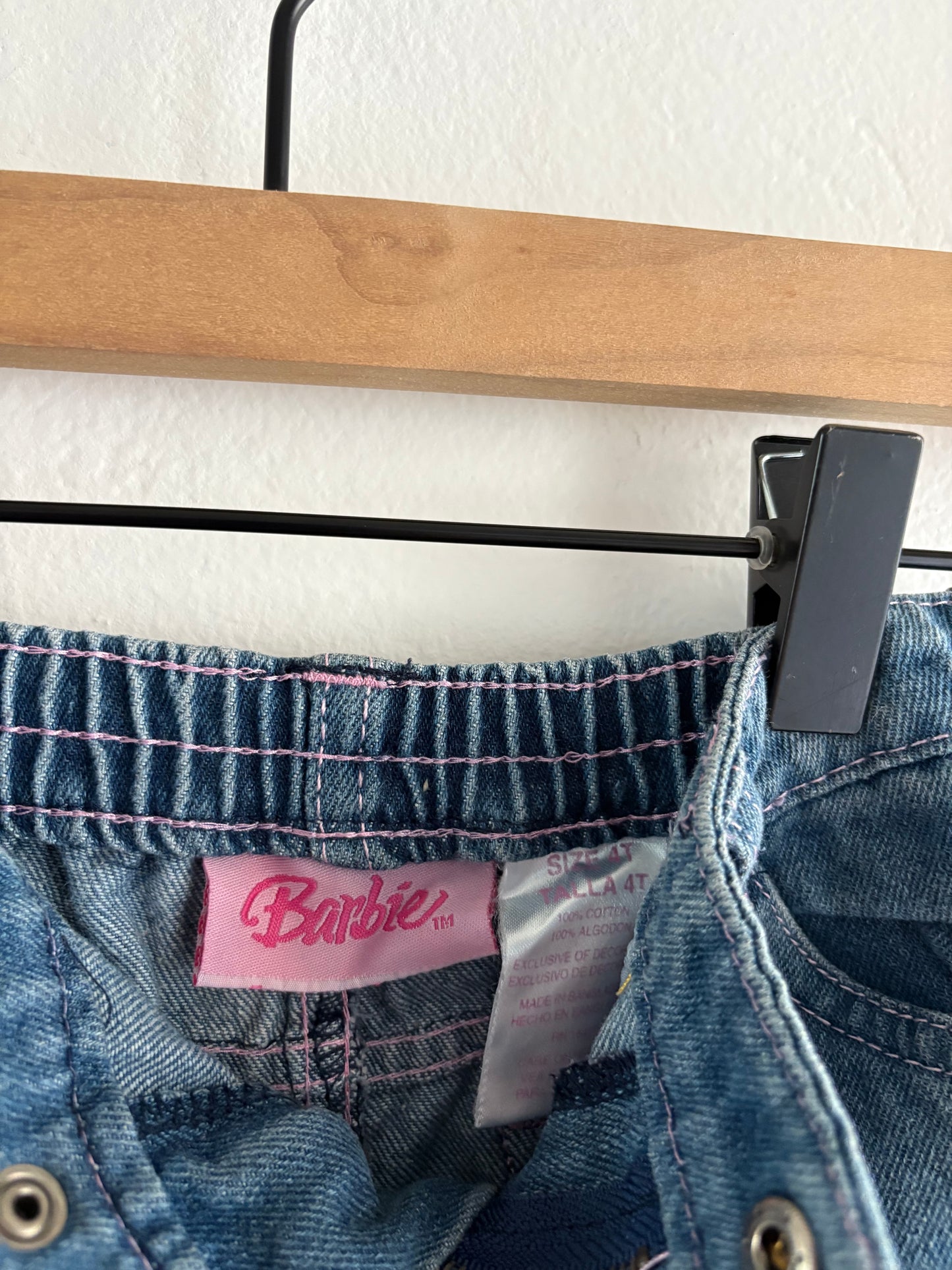 vintage y2k barbie jeans (4T)