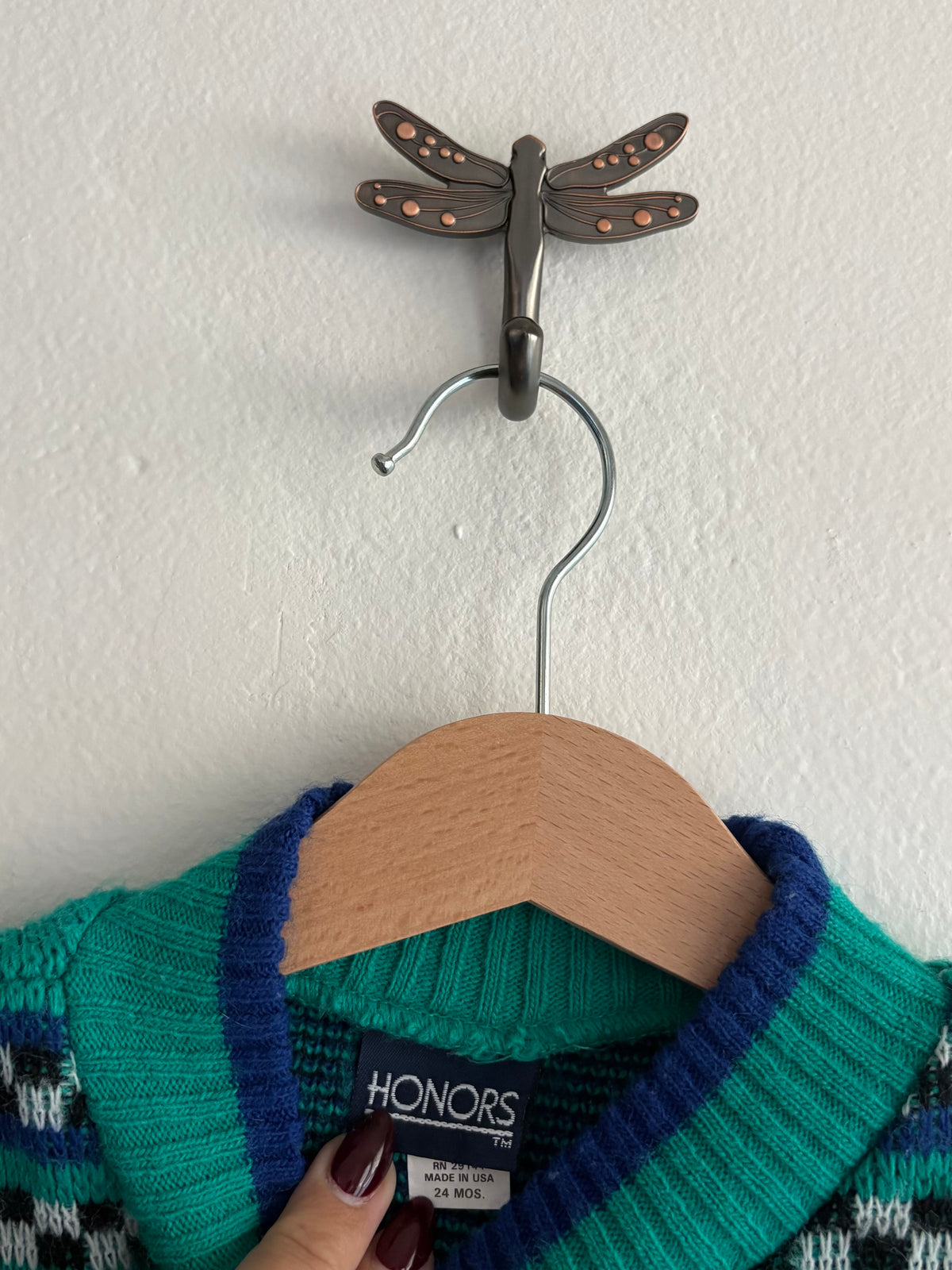vintage train knit (24M)