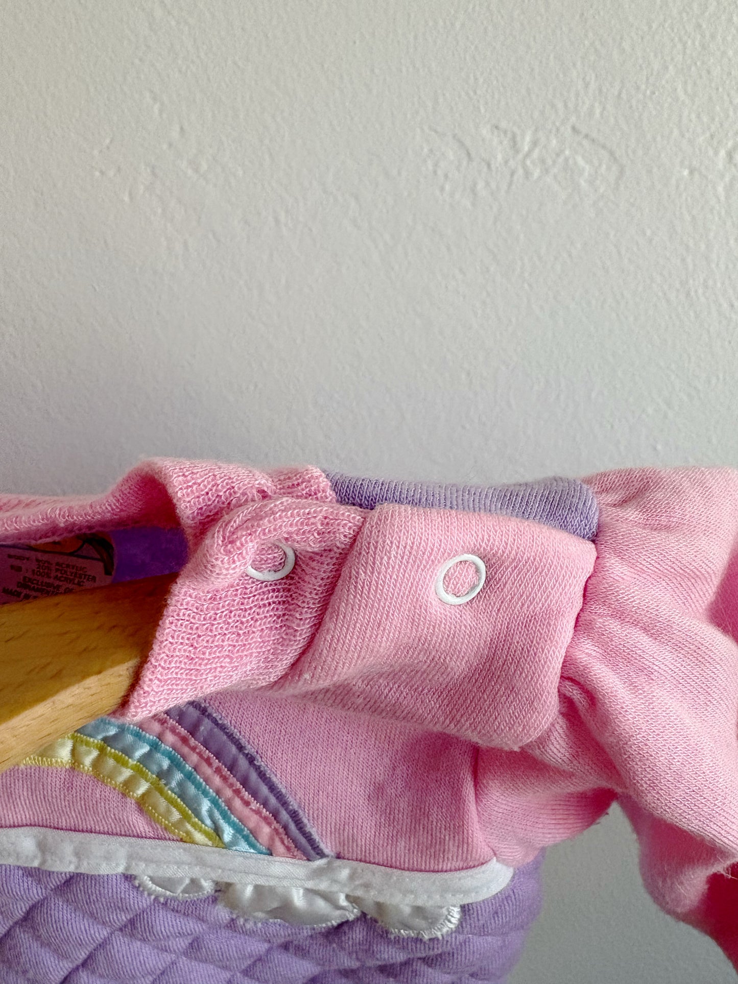 vintage rainbow sweater (12M)