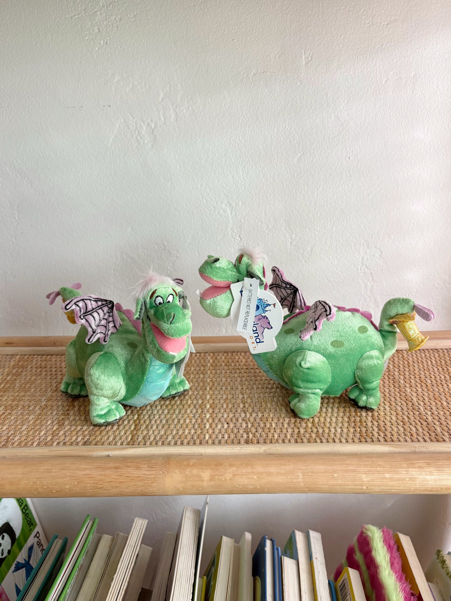 vintage 'Elliott' petes dragon plush 9" (2 available)