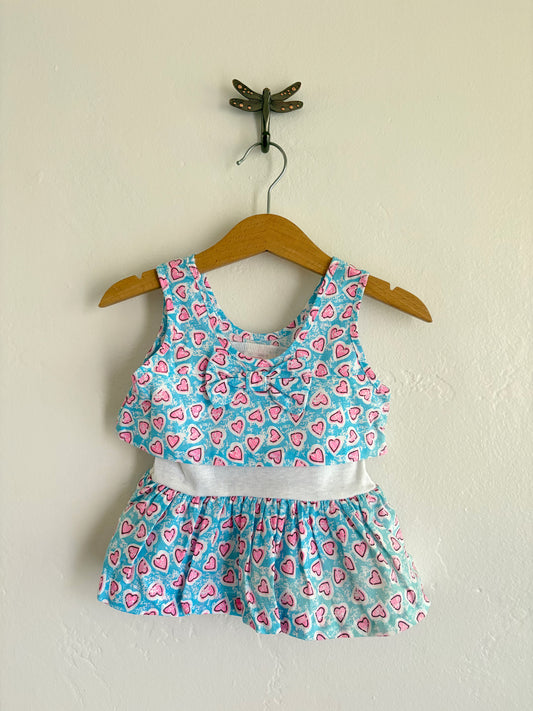 vintage heart blouse (12M)