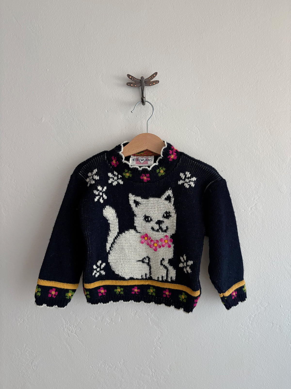vintage kitty knit (3T)