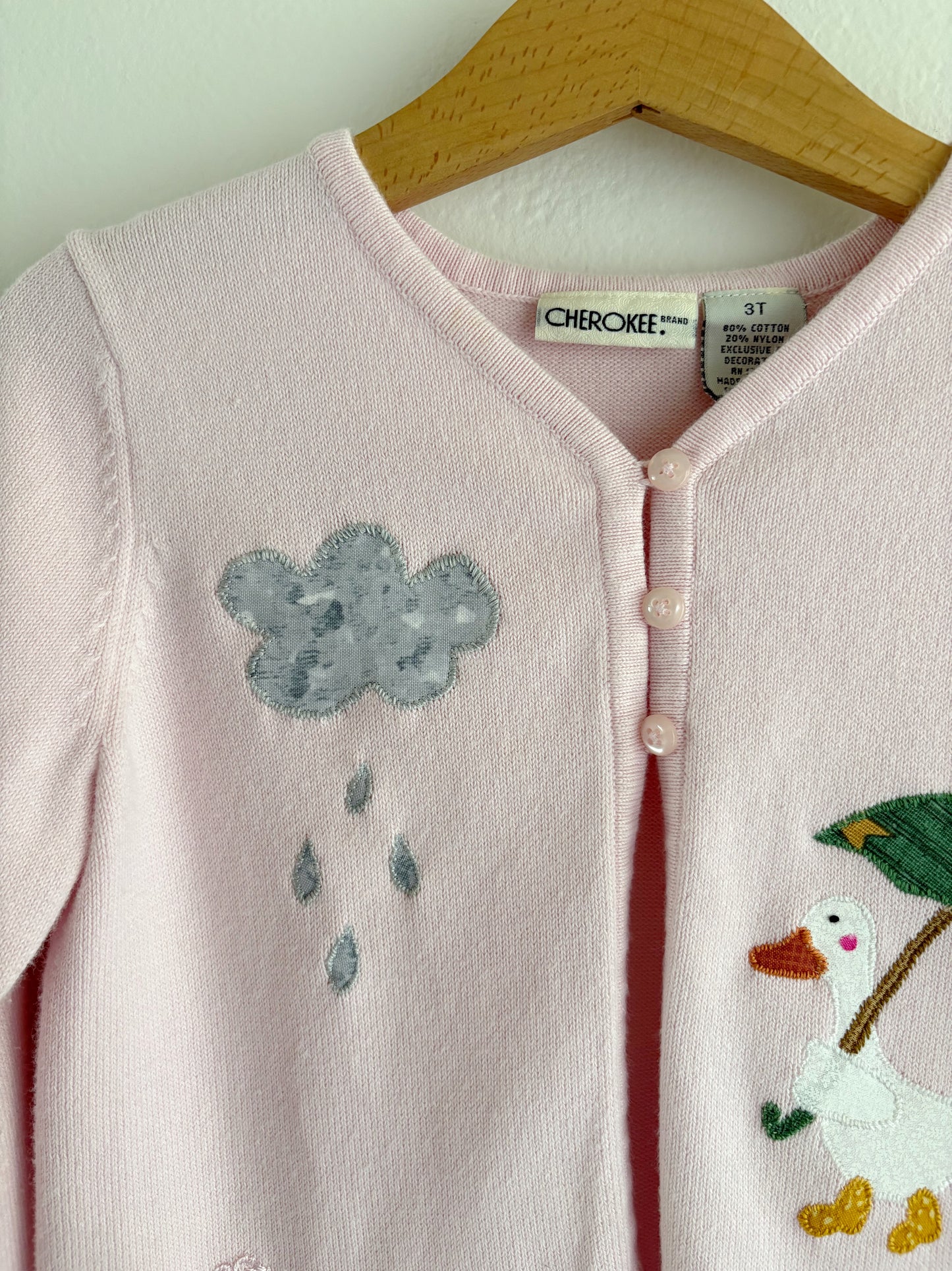 upcycled cherokee cardigan (3T)