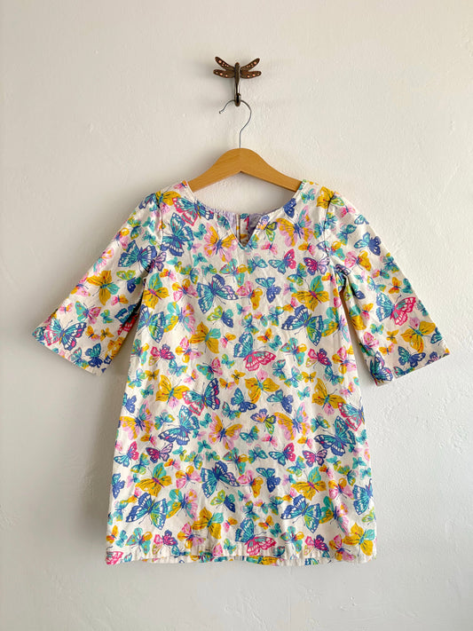 handmade butterfly dress (3/4T)