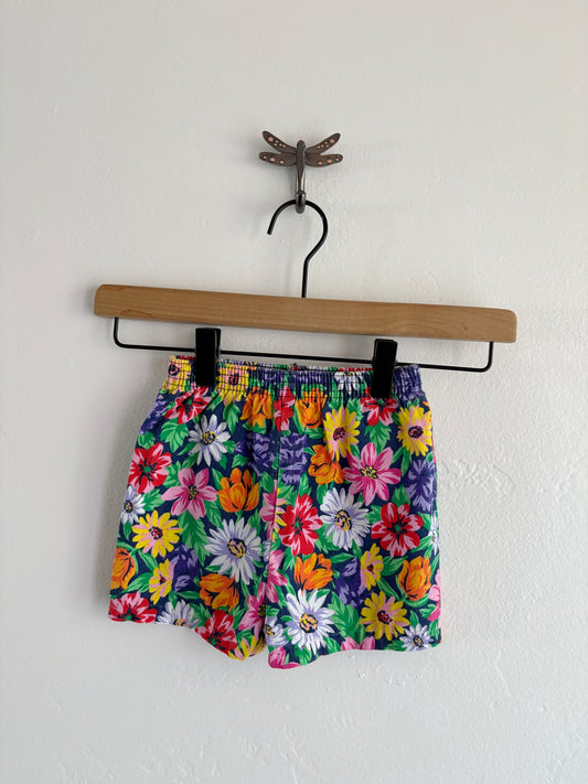 vintage aop flower shorts (2/3T)