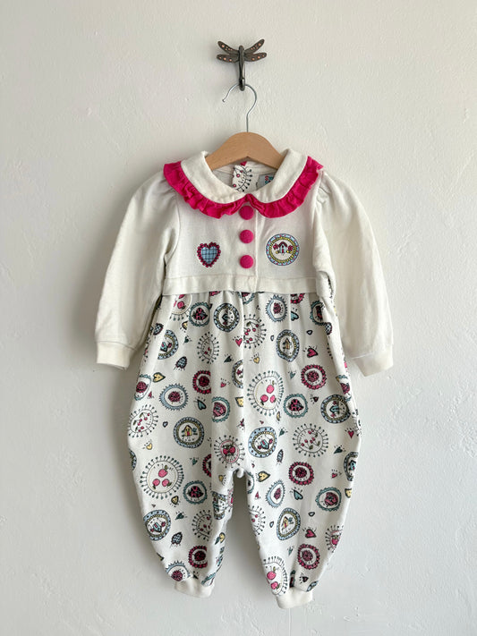 vintage small steps romper (24M)