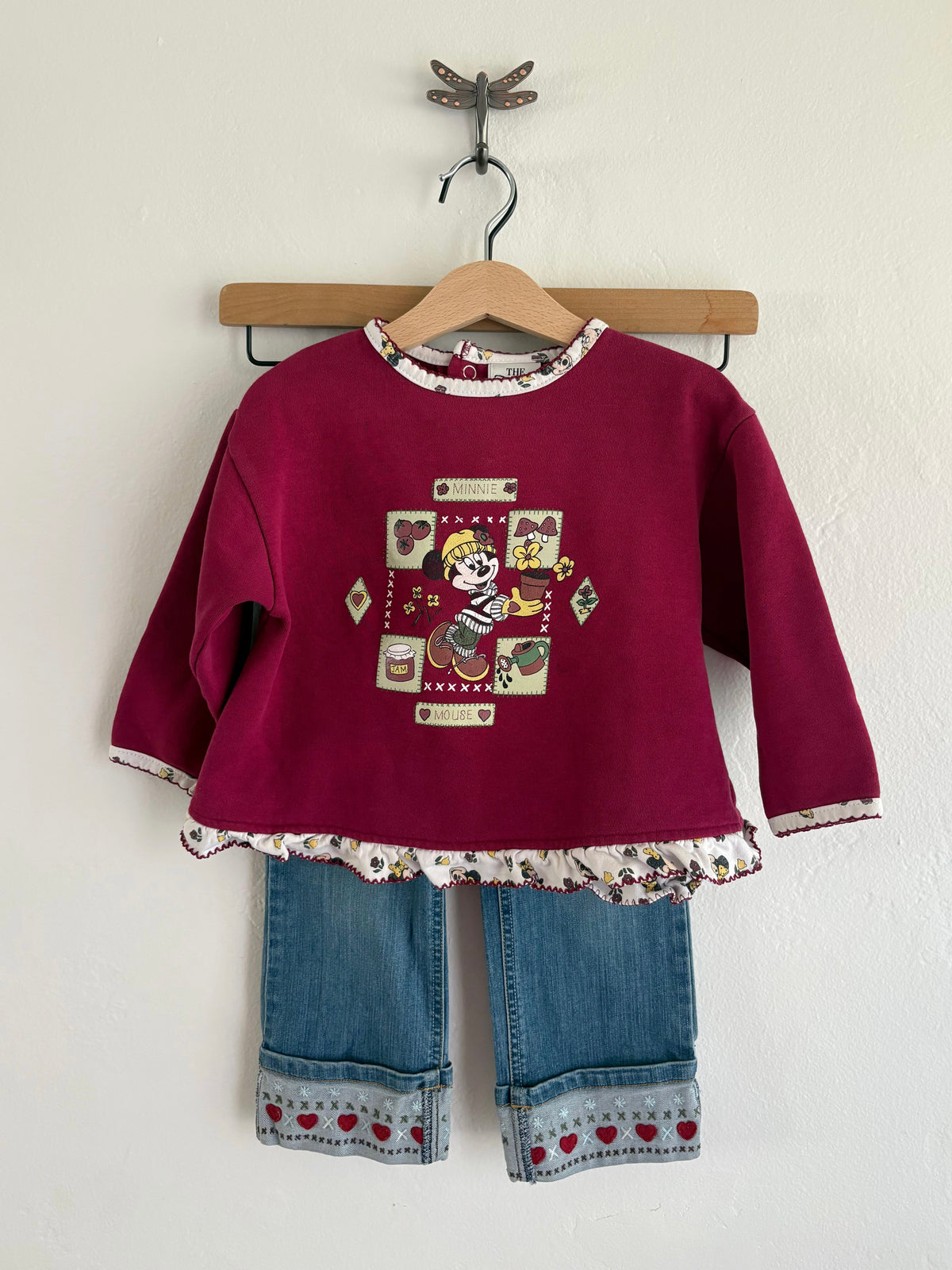 vintage minnie mouse outfit (3T) *please read*