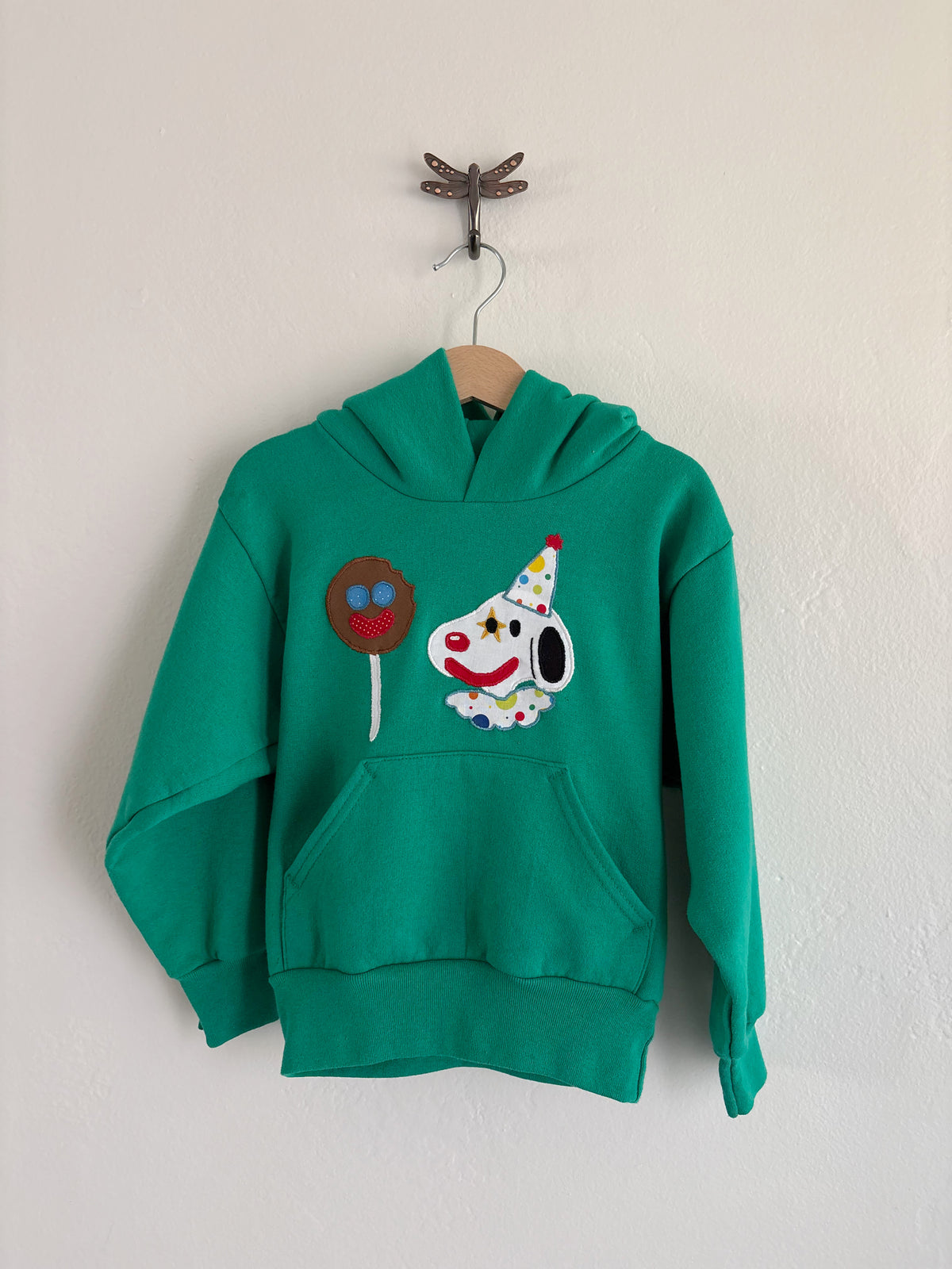 paleta con el payaso hoodie *handmade upcycle, please read*