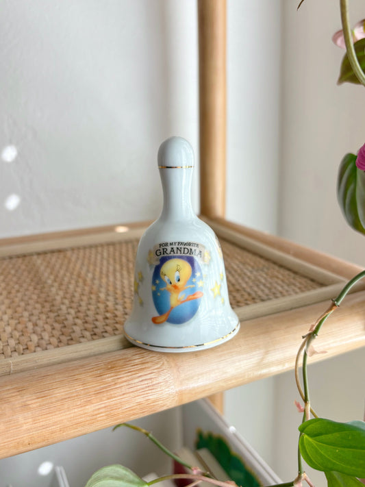 vintage 2000s tweety "favorite grandma" bell