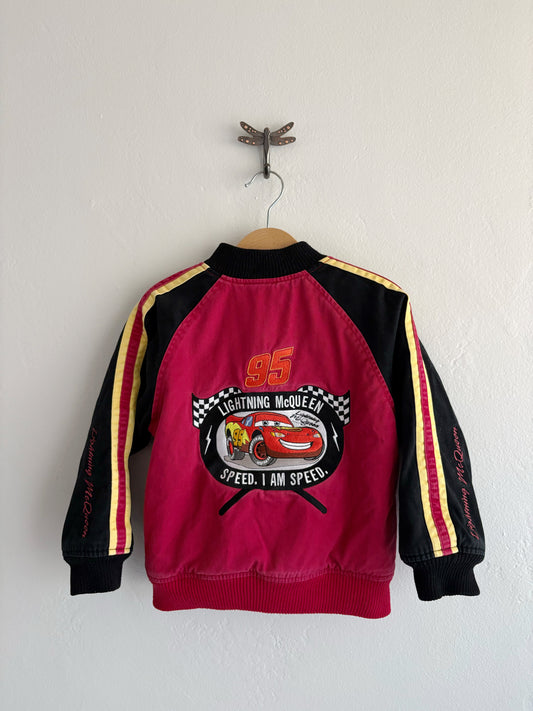 y2k lightning mcqueen bomber jacket (XS)