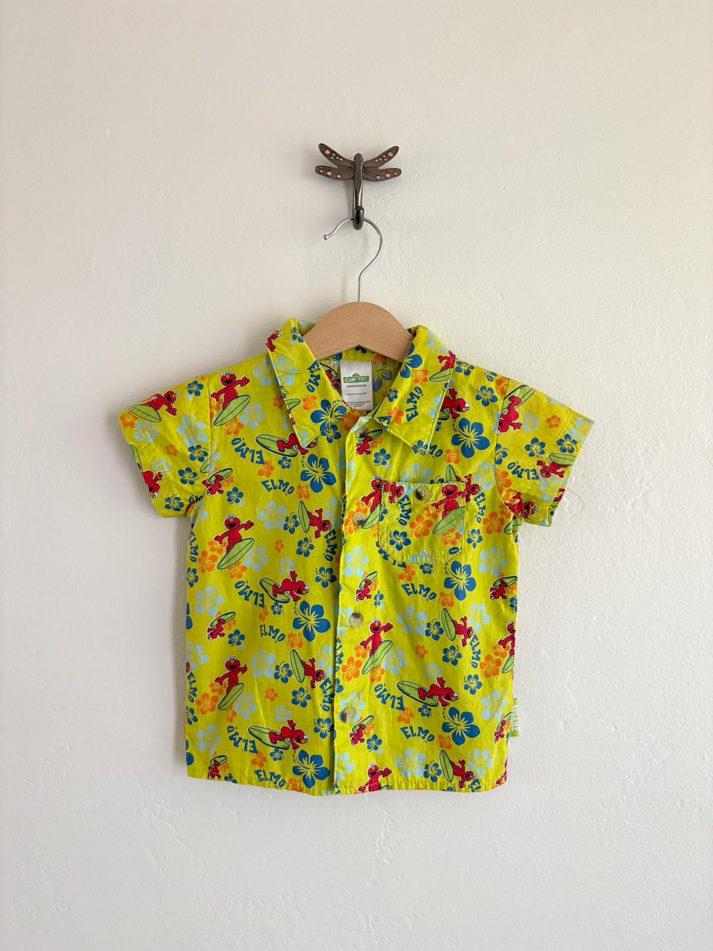 vintage y2k elmo surf tee (12M)