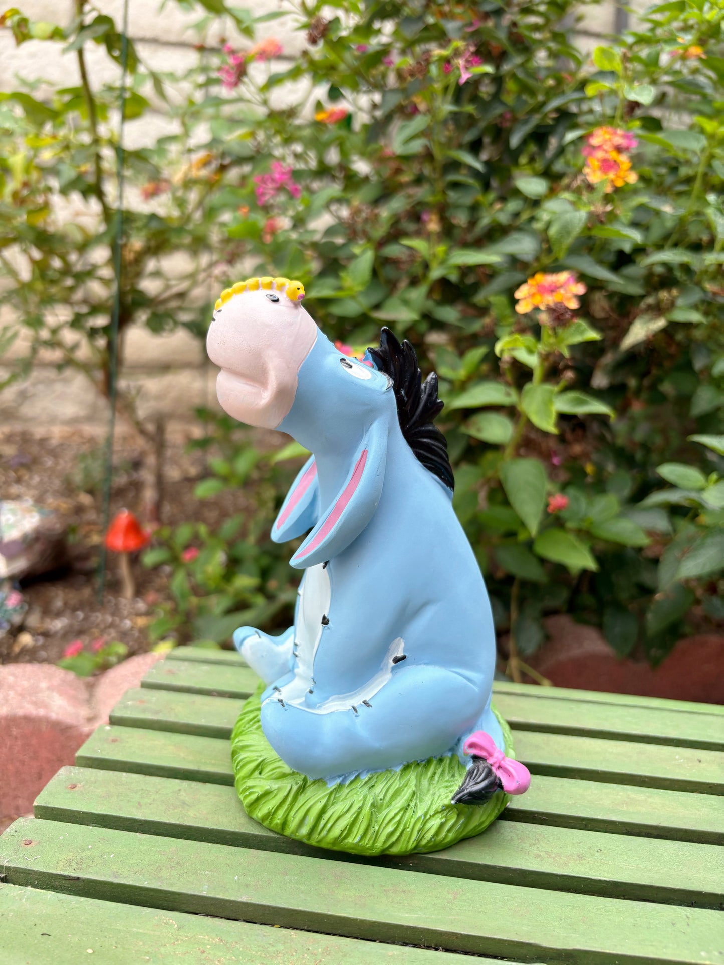 vintage eeyore garden statue