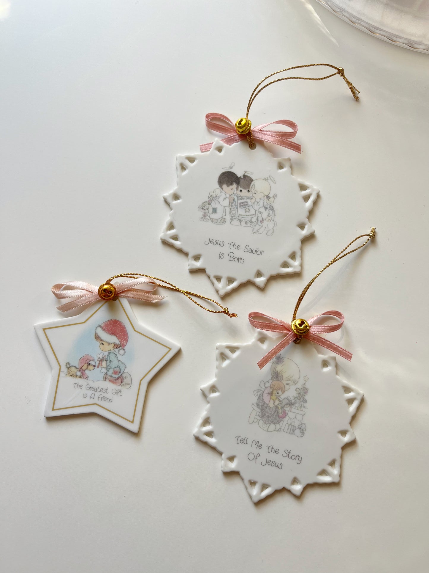 Vintage Precious Moments ornaments