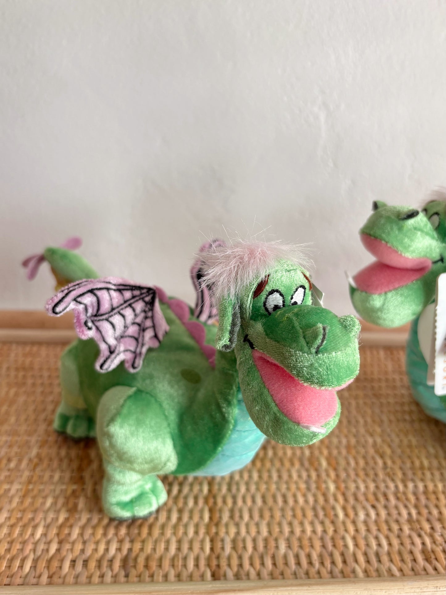 vintage 'Elliott' petes dragon plush 9" (2 available)