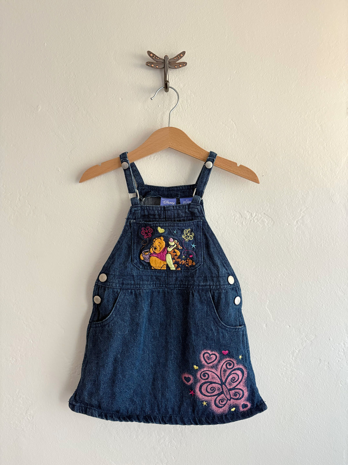 vintage y2k pooh and tigger dress (2T)