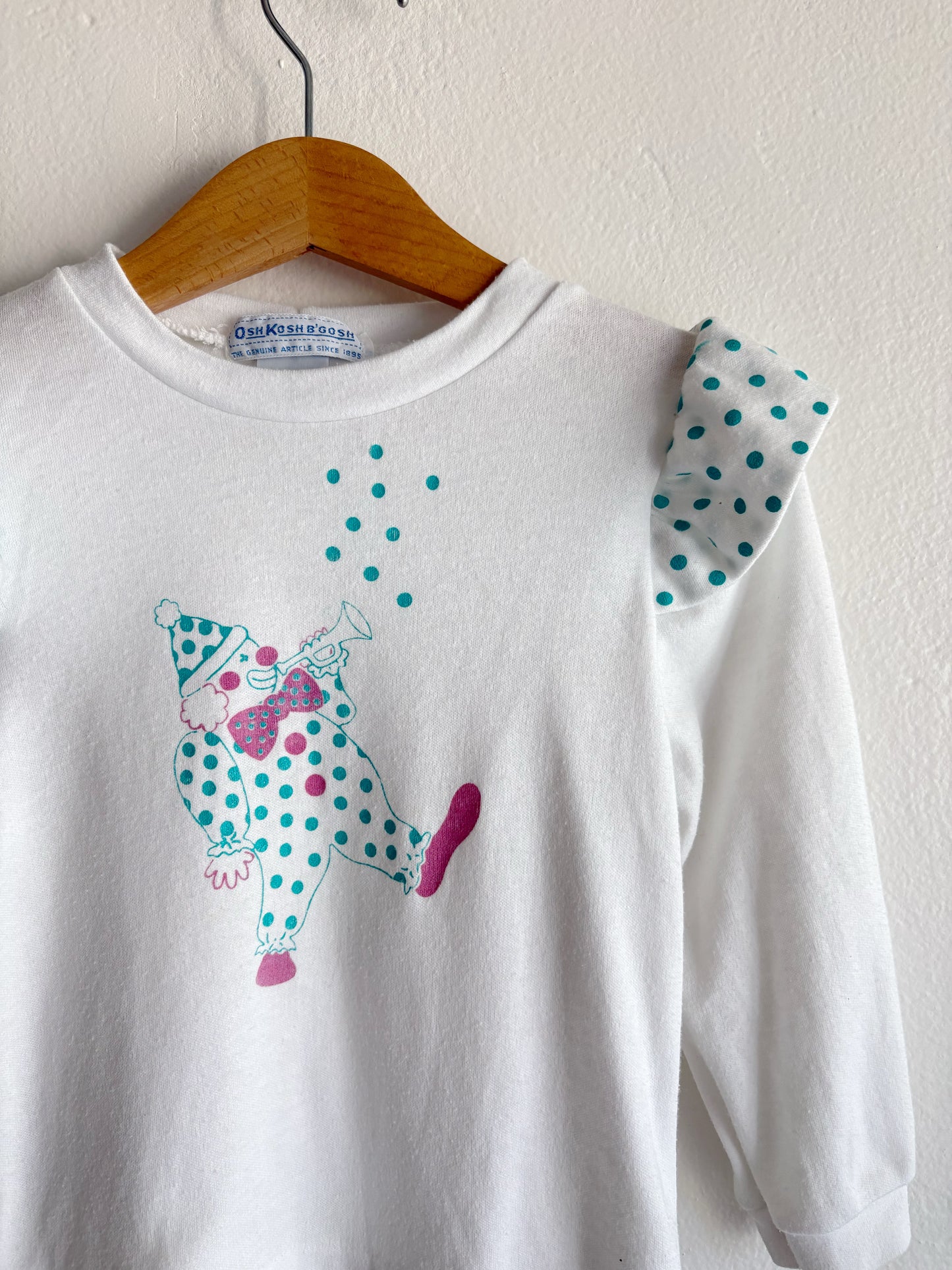 vintage osh clown long sleeve (2T)