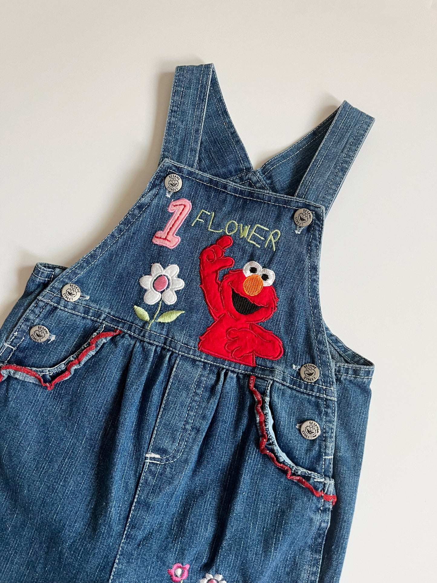 Vintage Elmo overalls