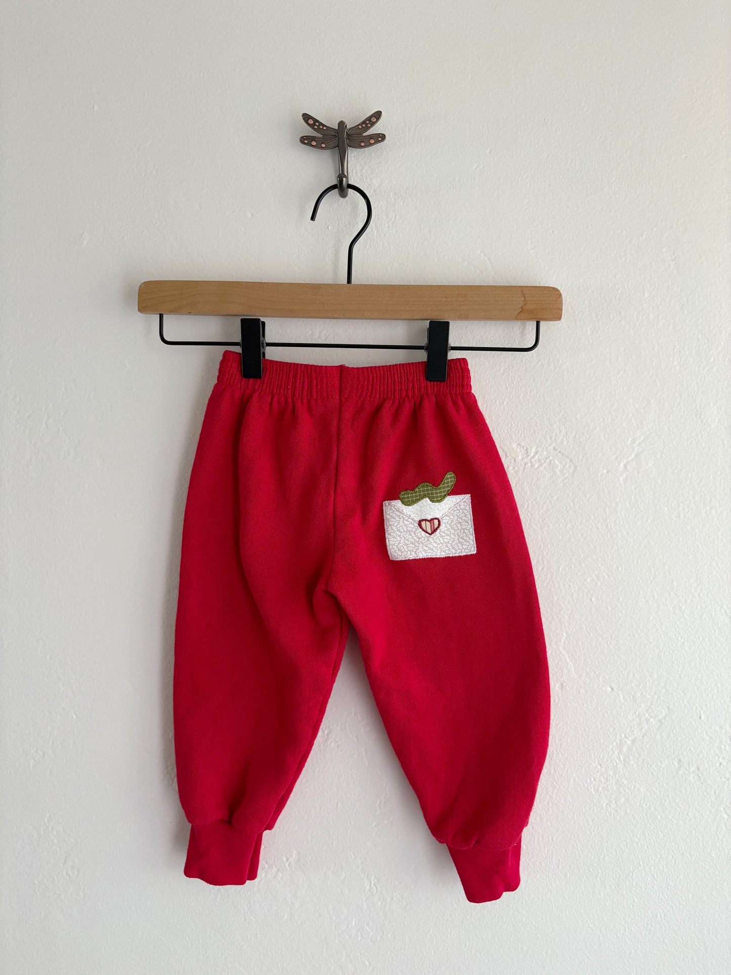 vintage upcycled piglet set (18/24M)