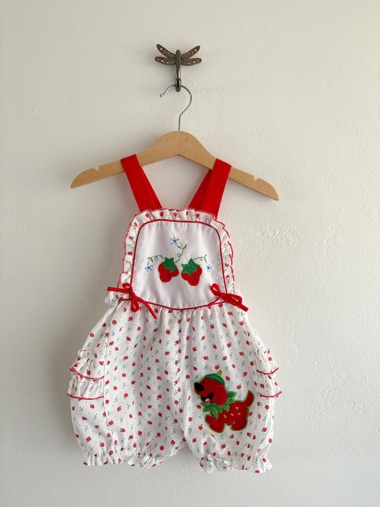 vintage strawberry clifford bubble (upcycle, please read!)
