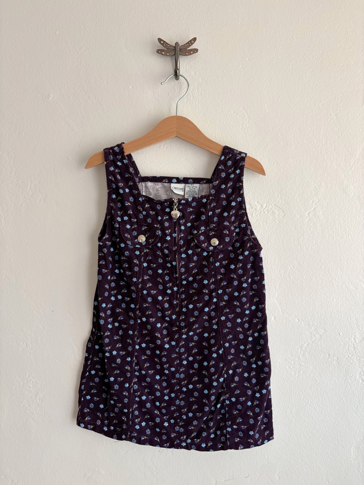 vintage cherokee floral dress (4T)