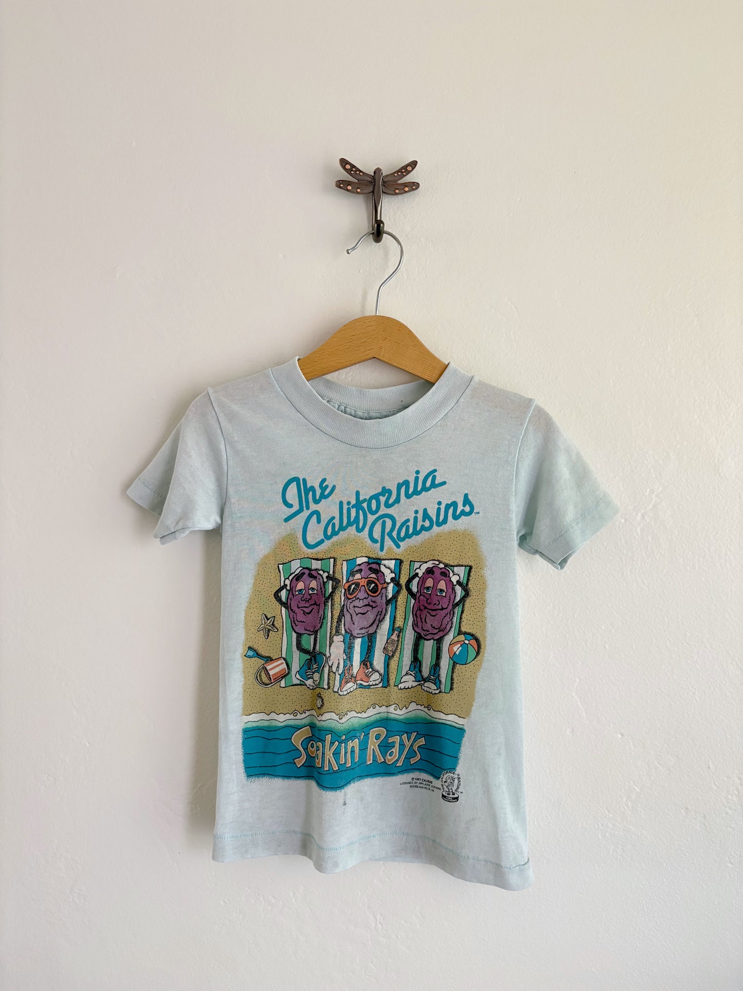 vintage california raisins tee *play* (3/4T)