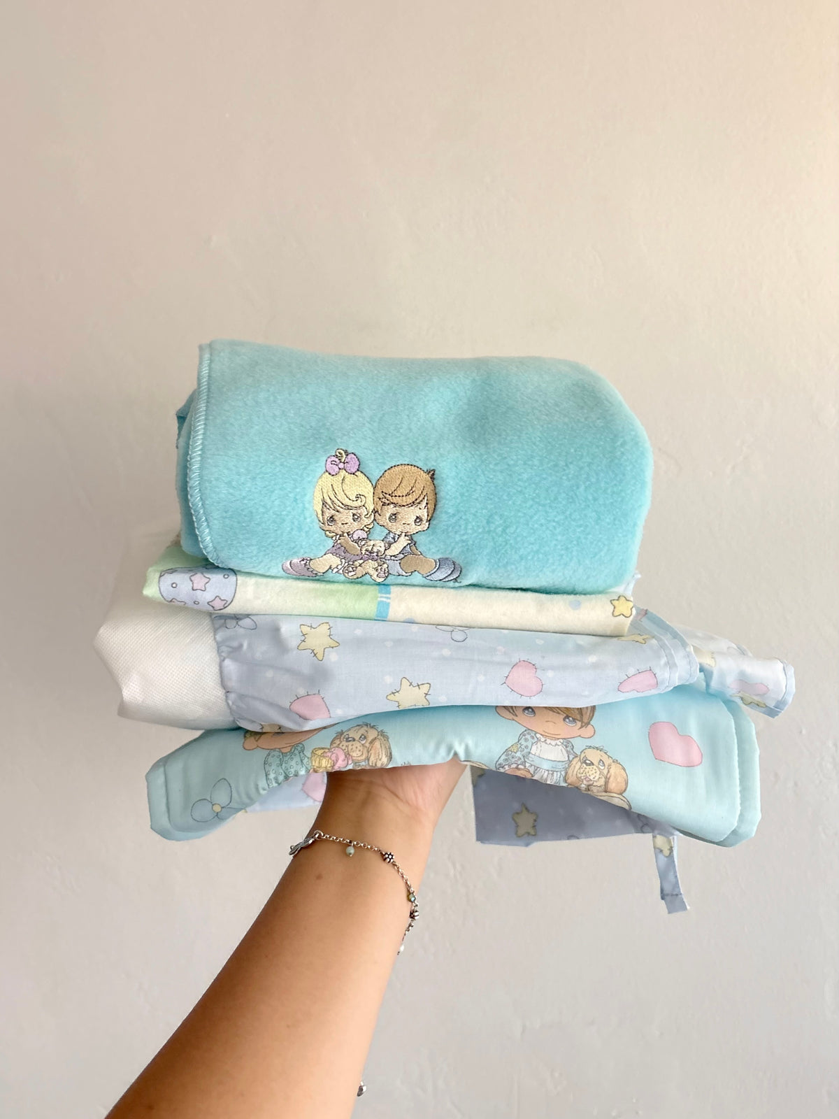vintage 2000's precious moments nursery set