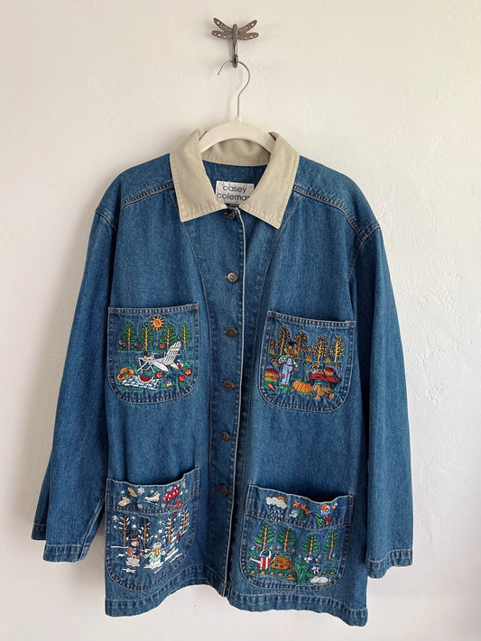 vintage rare 4 seasons chore jacket (adult S-M)