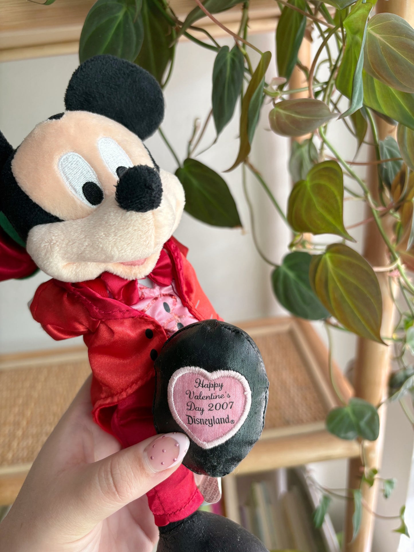vintage mickey valentines plush