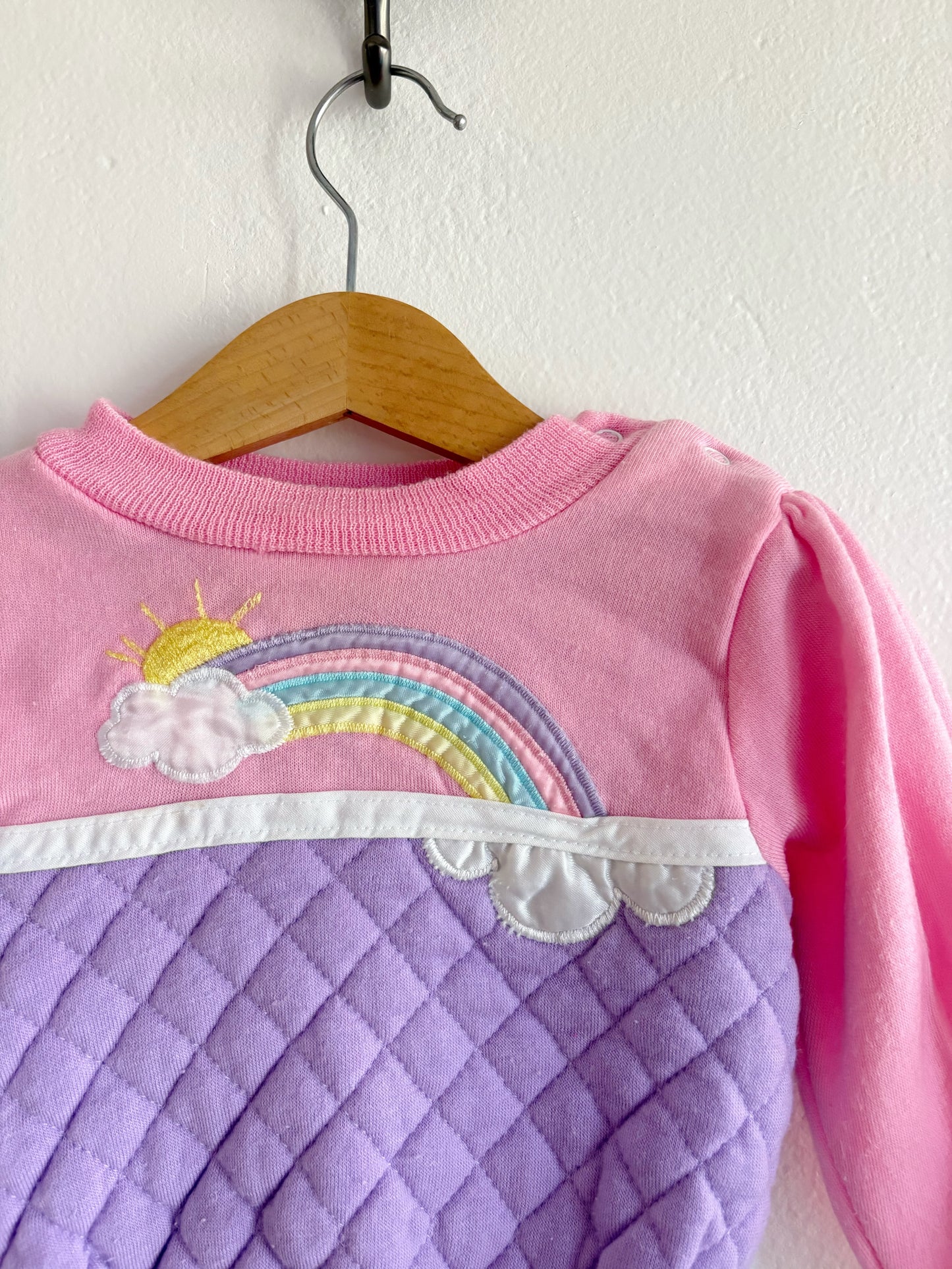 vintage rainbow sweater (12M)