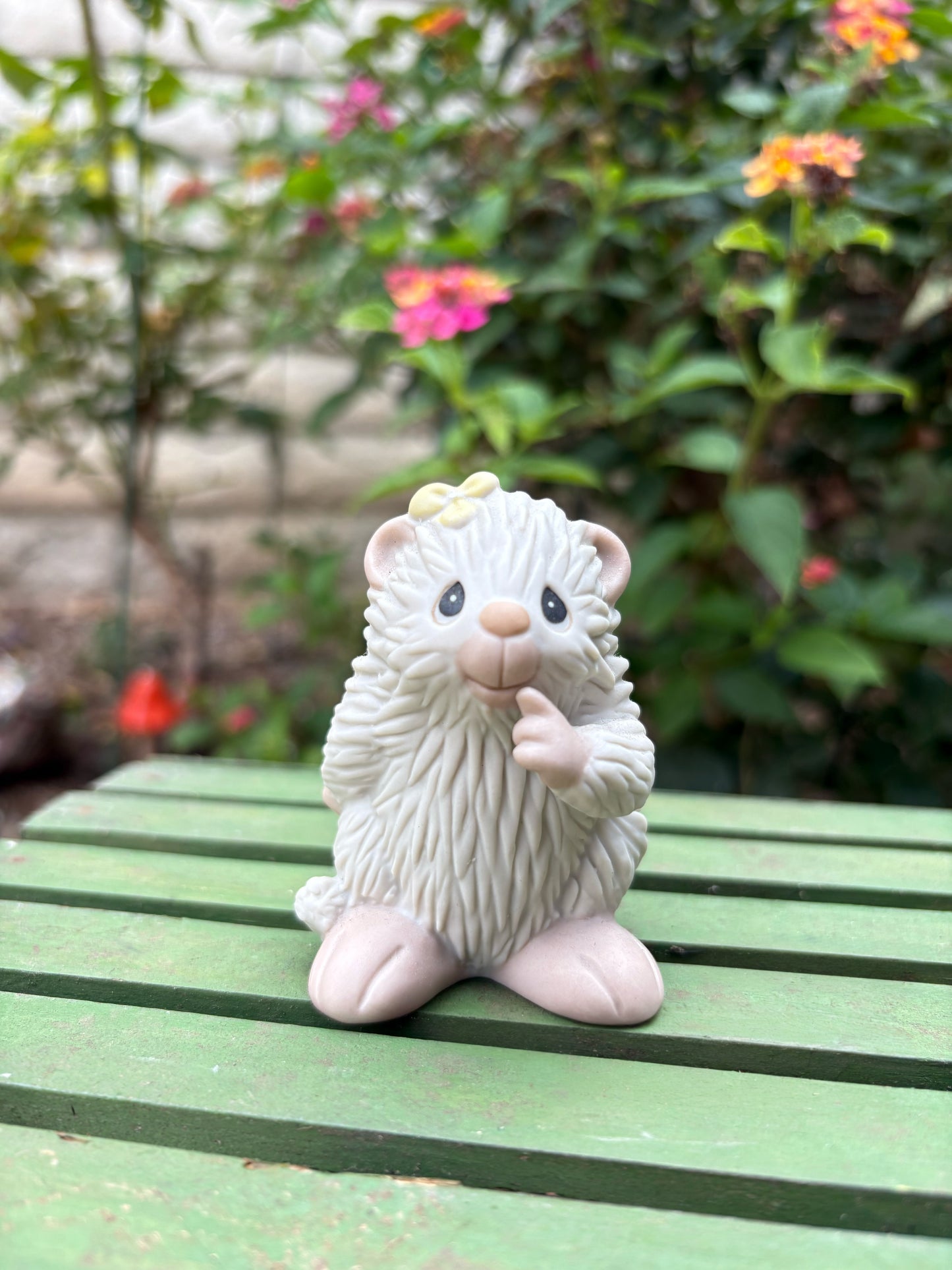 vintage precious moments animal figurines