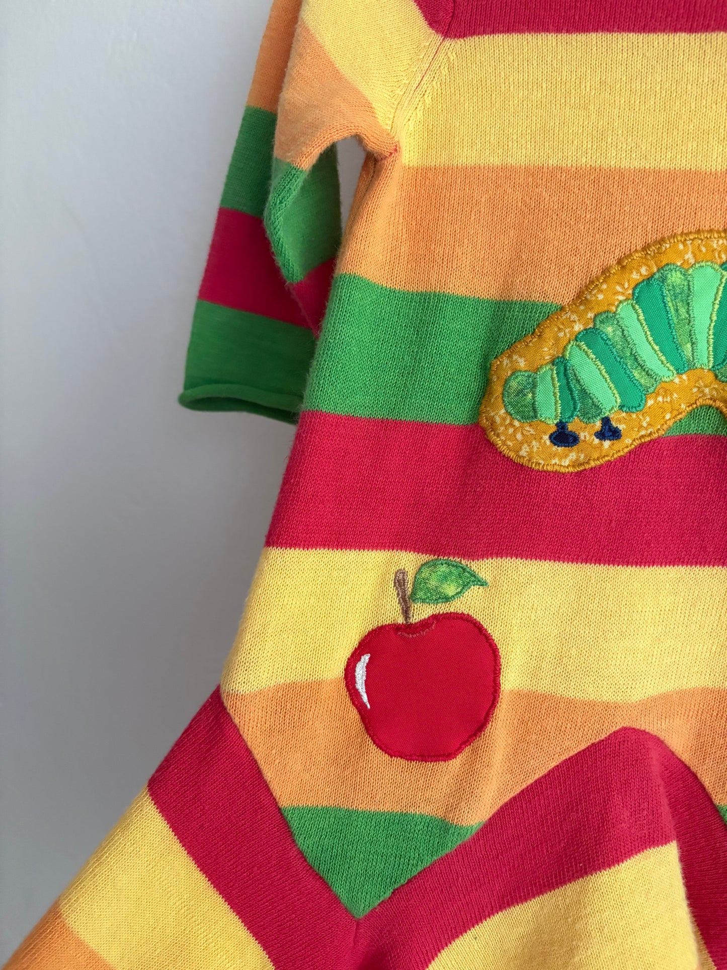 hungry caterpillar dress/blouse(upcycle, please read!)