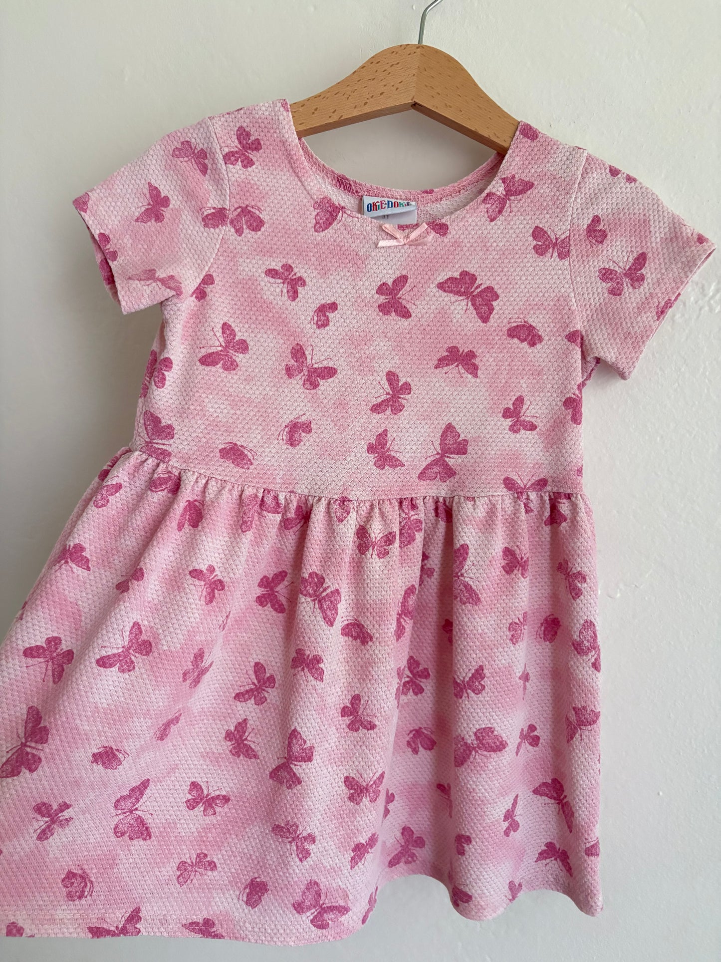 vintage y2k aop butterfly dress (3T)