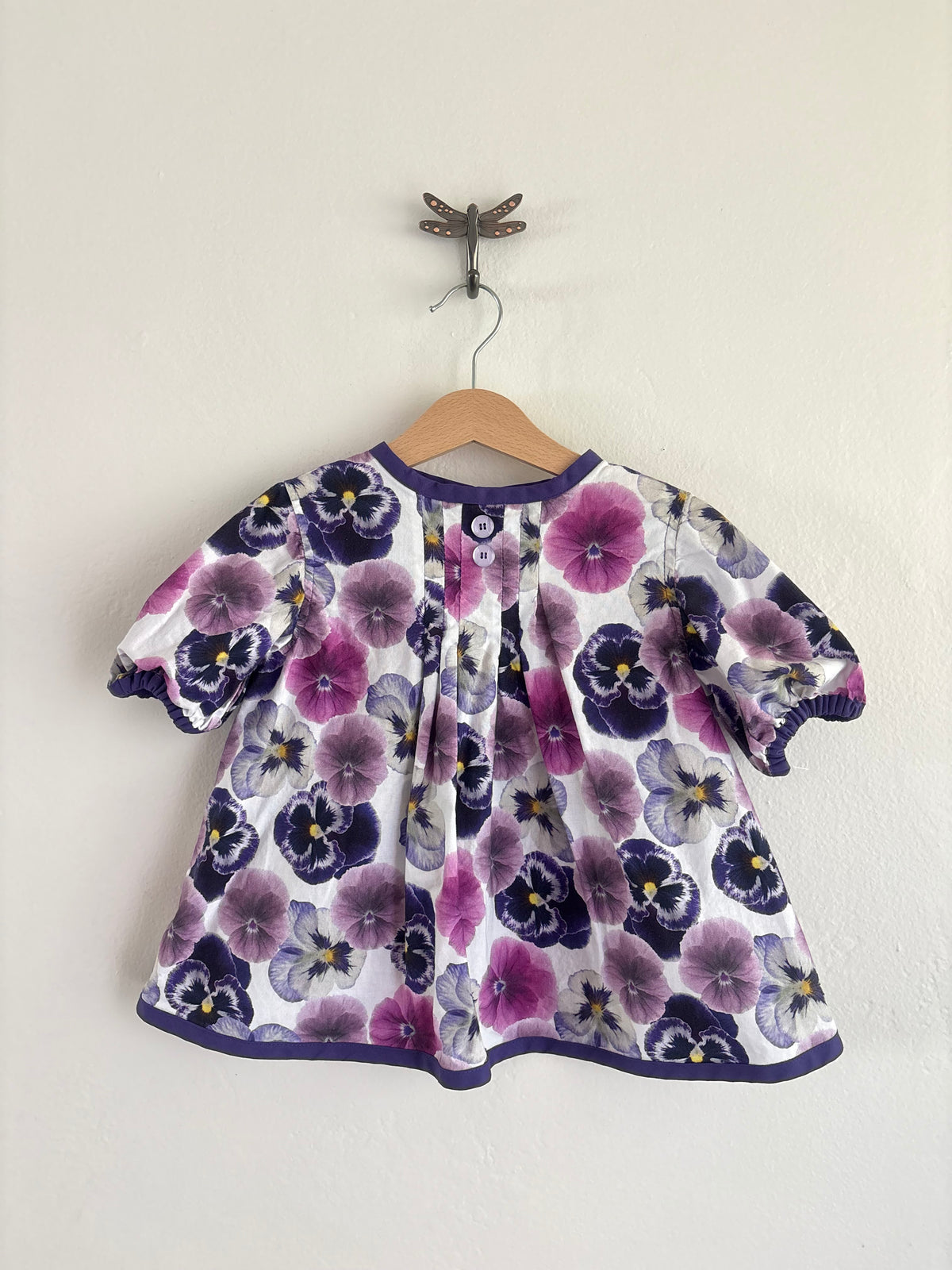 handmade floral blouse (2/3T)