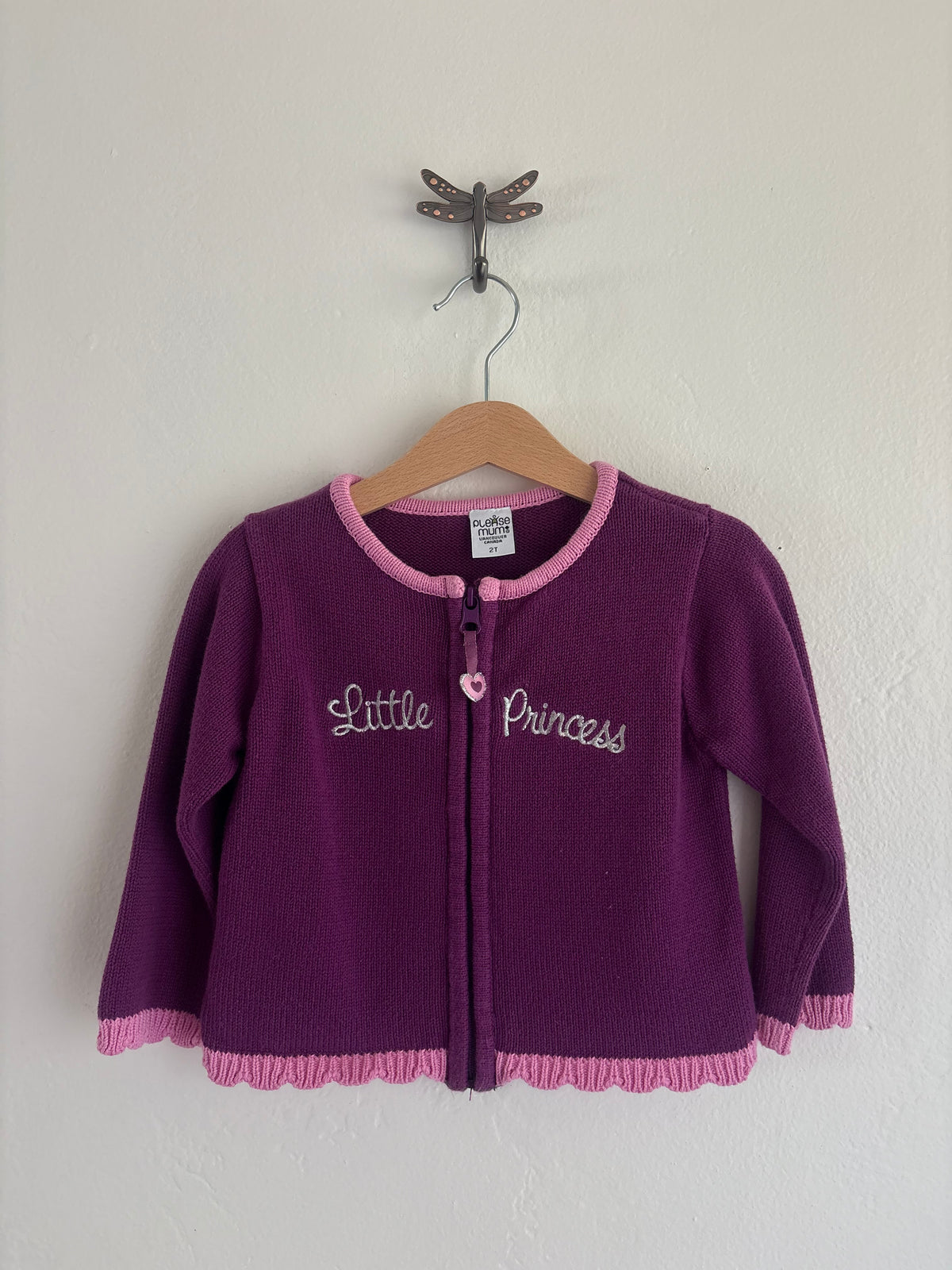 princess sweater (2T)