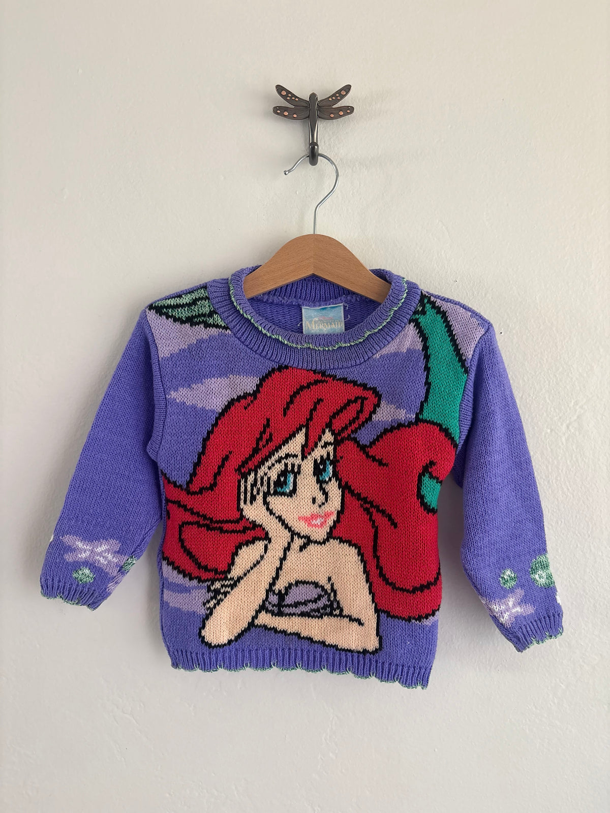 vintage ariel knitted sweater (18/24M)