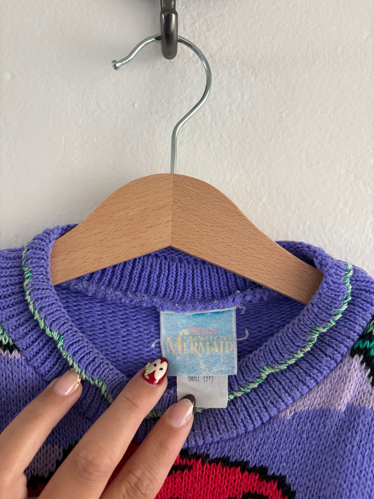 vintage ariel knitted sweater (18/24M)